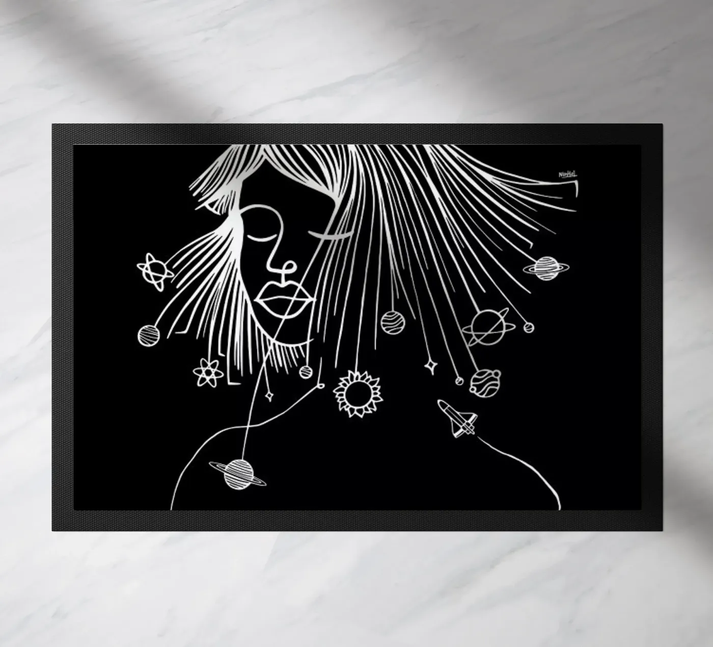 Headspace doormat by Ninhol