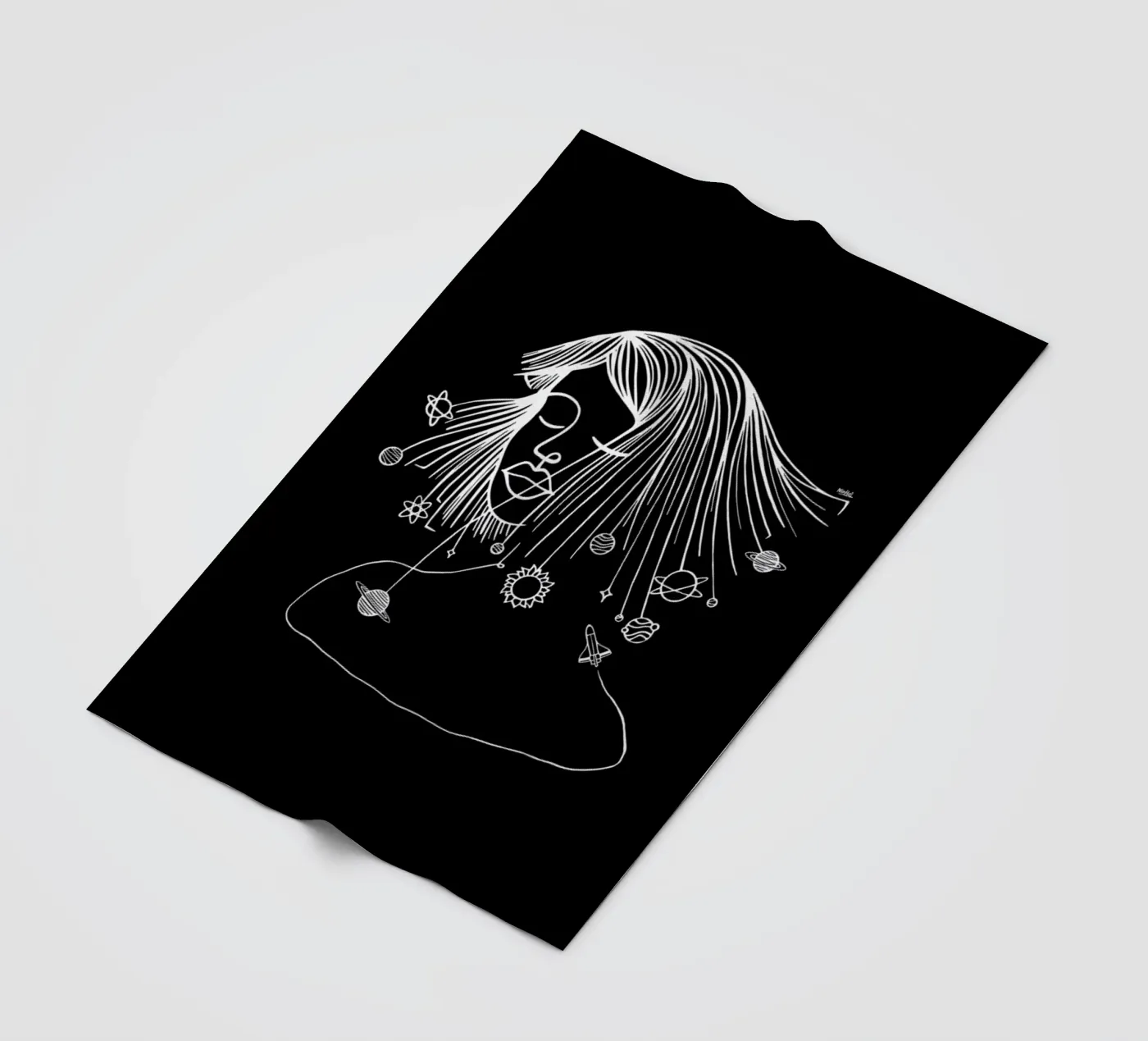 Headspace fleece blanket by Ninhol