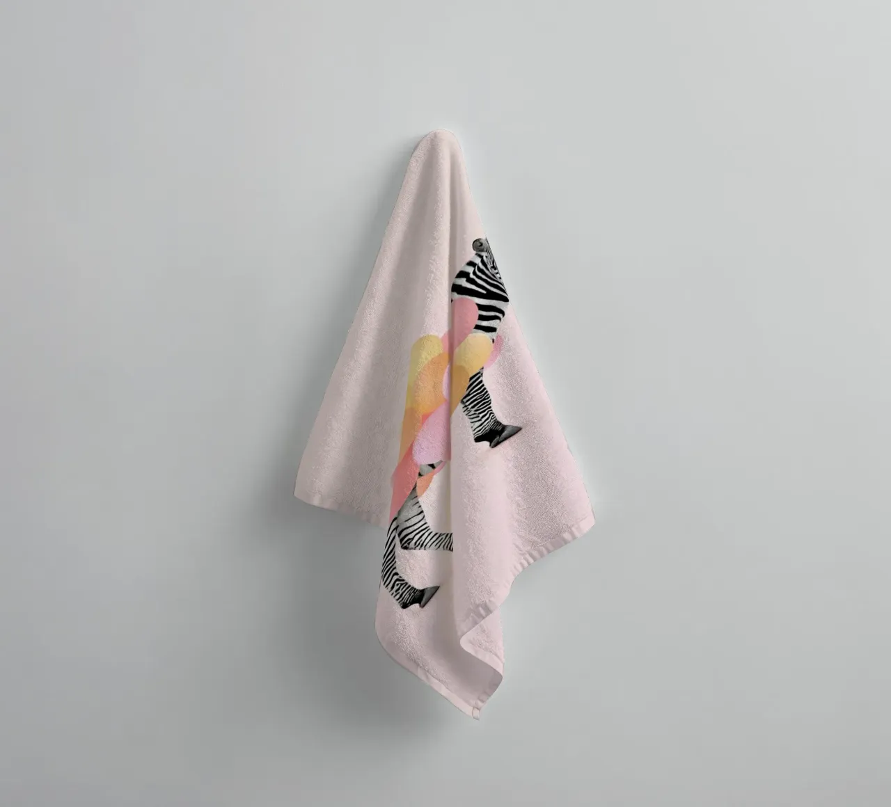 Zebra Balloon asciugamano da bagno da Paul Fuentes Design