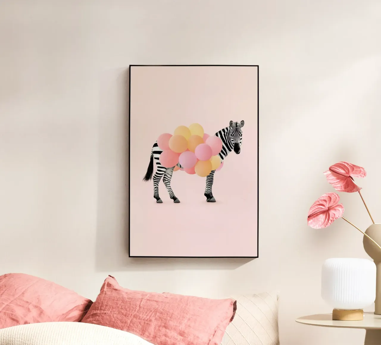 Zebra Balloon plexiglass da Paul Fuentes Design