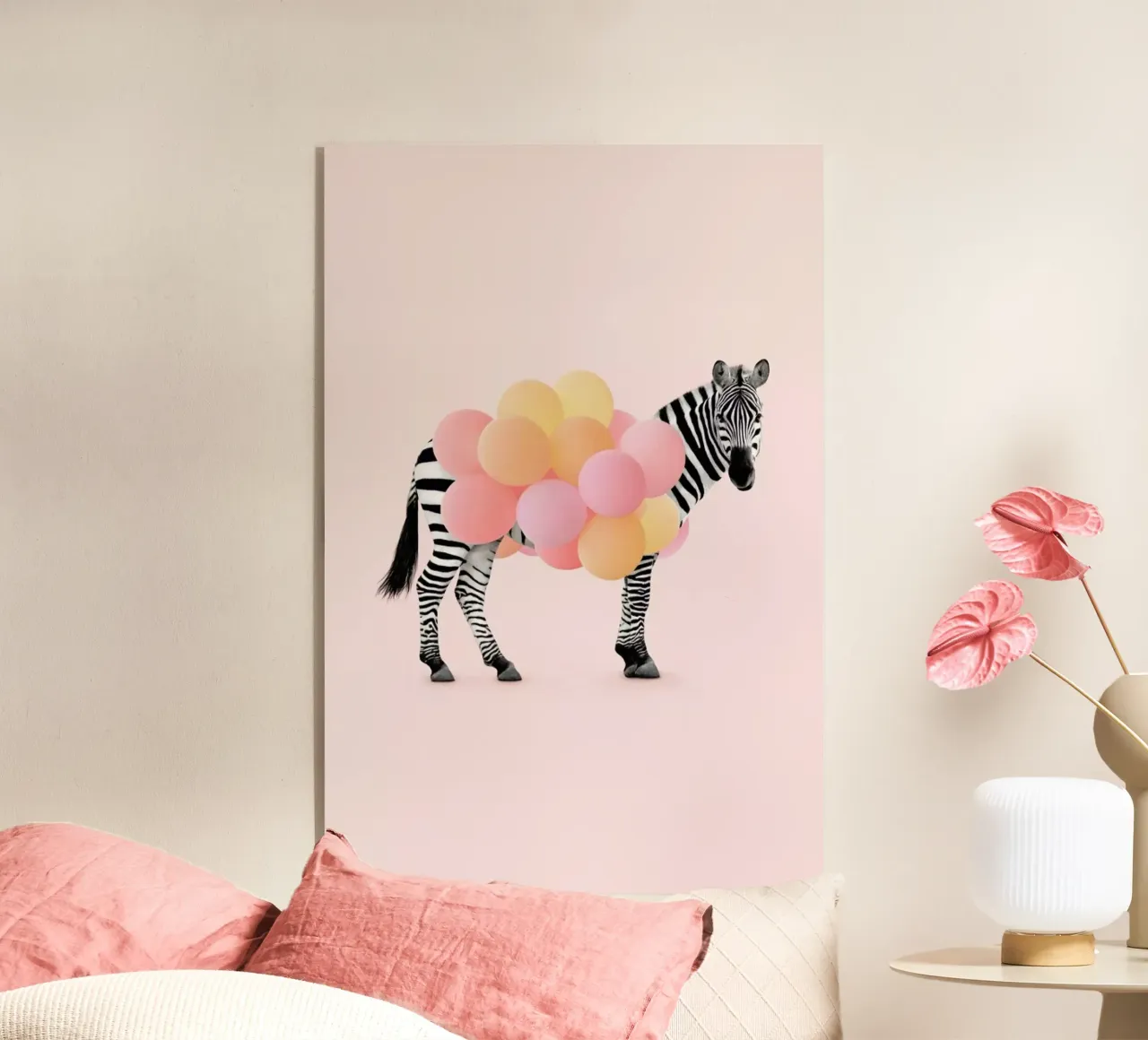 Zebra Balloon plexiglass da Paul Fuentes Design