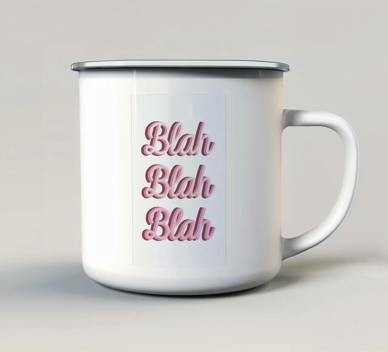 Blah Blah Blah tazza in smalto da The Native State