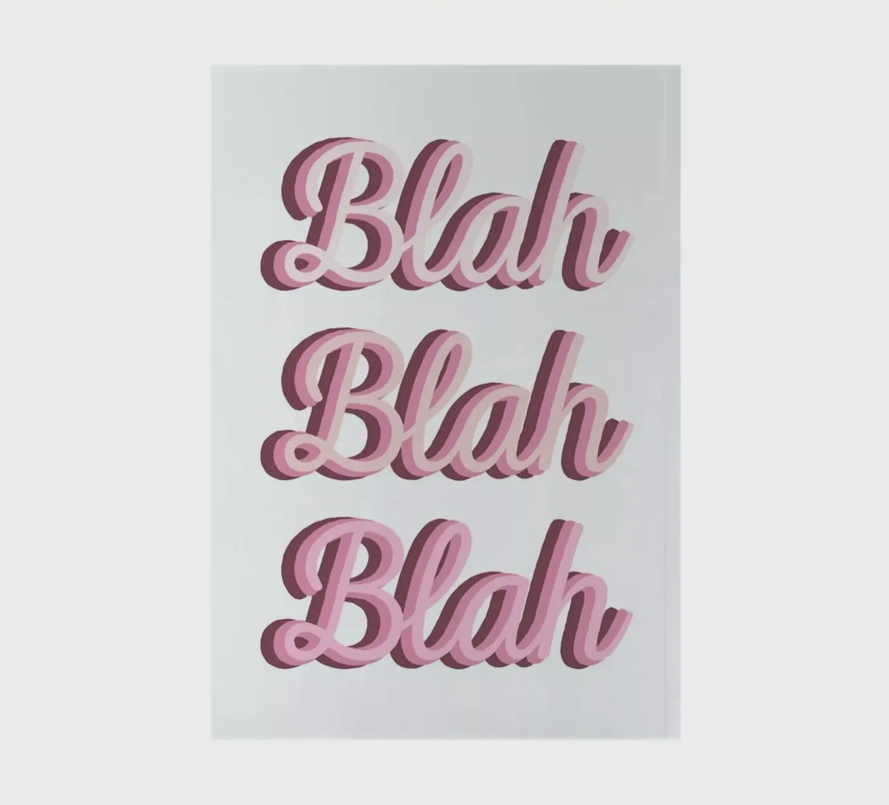 Blah Blah Blah notebook by The Native State