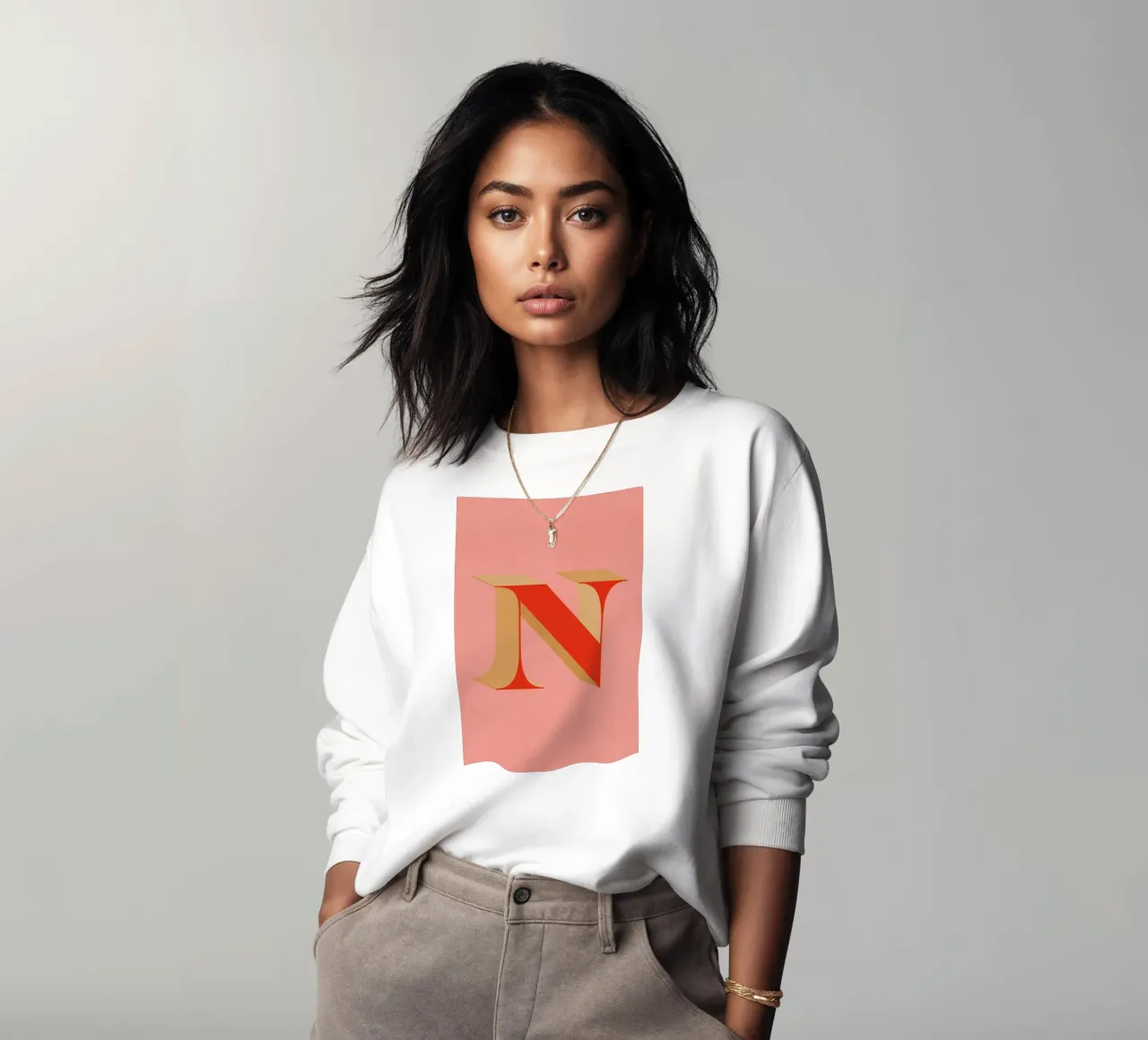 Red N Sweatshirt von daylight design studio