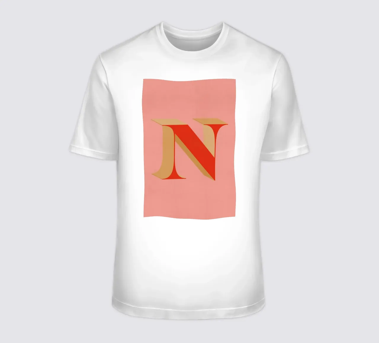 Red N t-shirt da daylight design studio