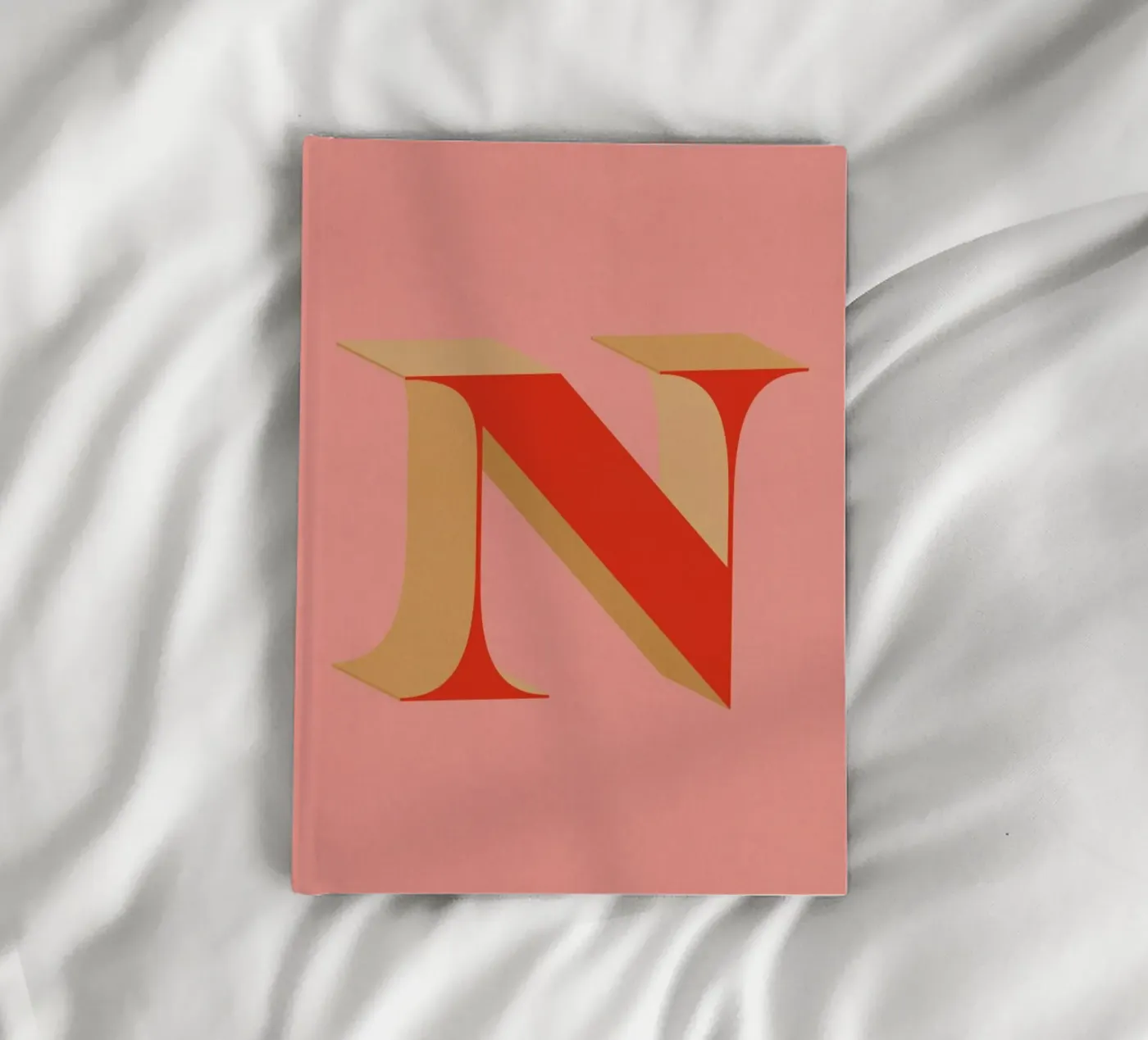 Red N notebook by daylight design studio