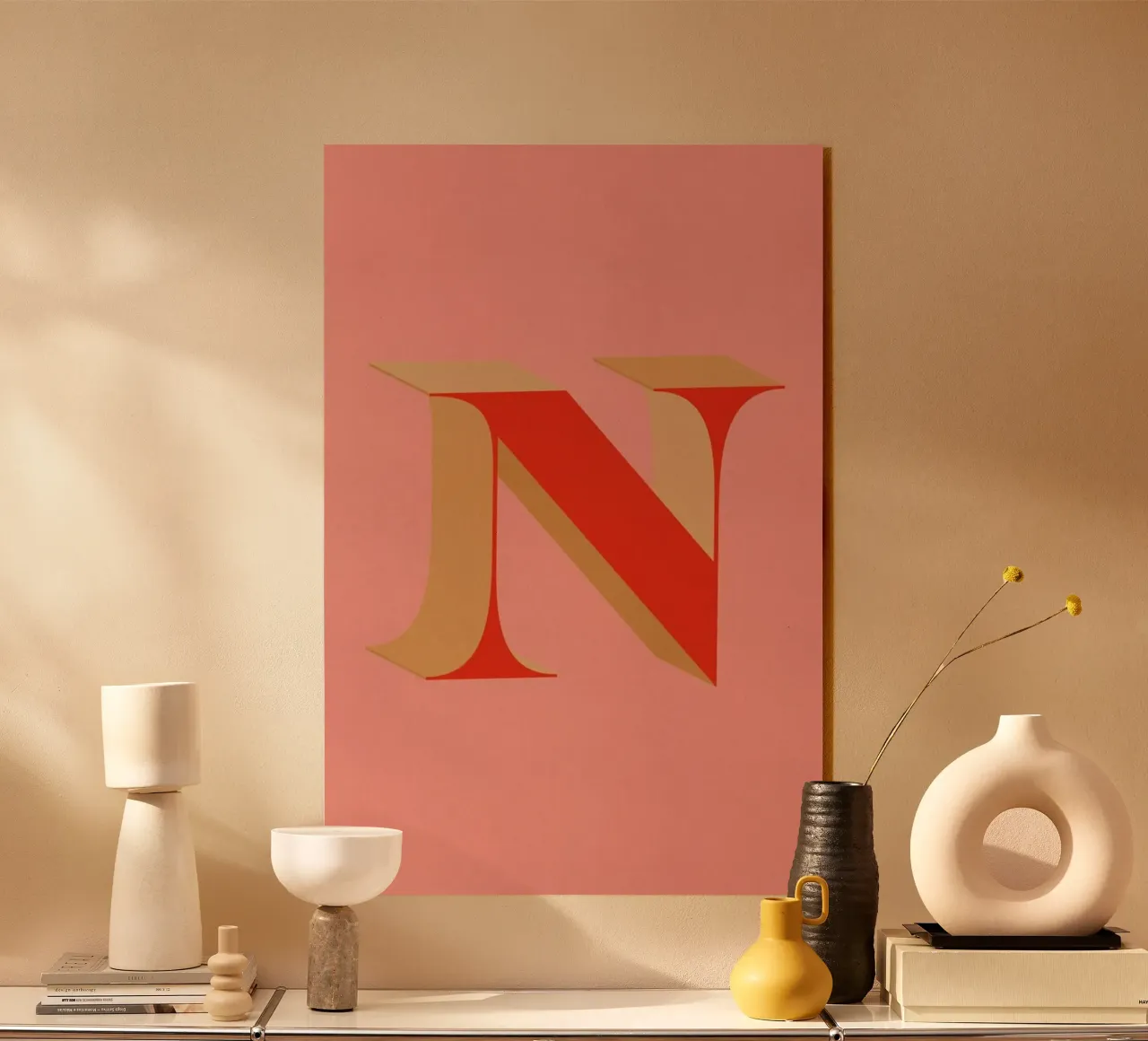 Red N plexiglass da daylight design studio