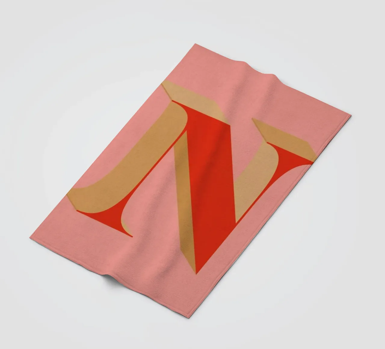 Red N coperta in pile da daylight design studio