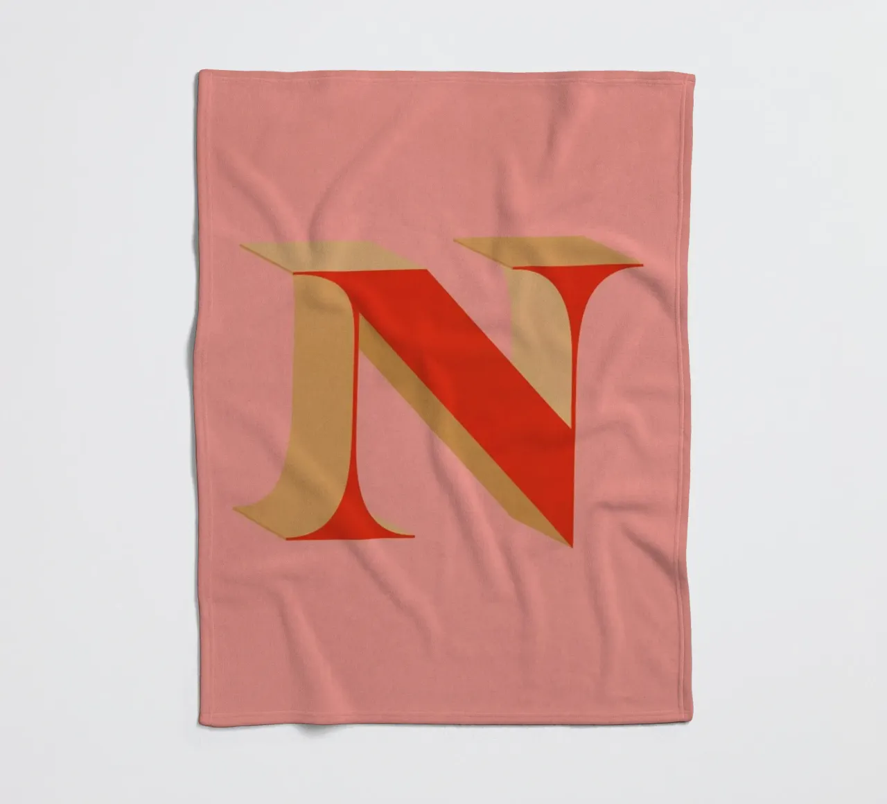 Red N coperta in pile da daylight design studio