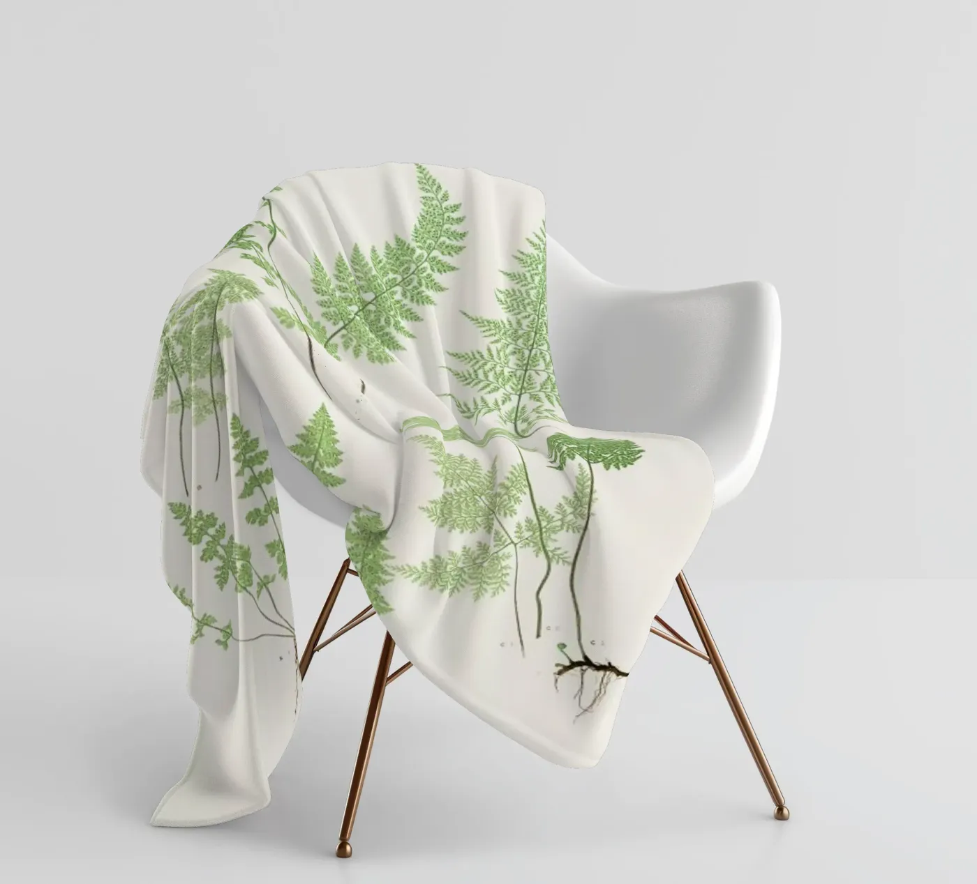Ferns Fleecedecke von Astër
