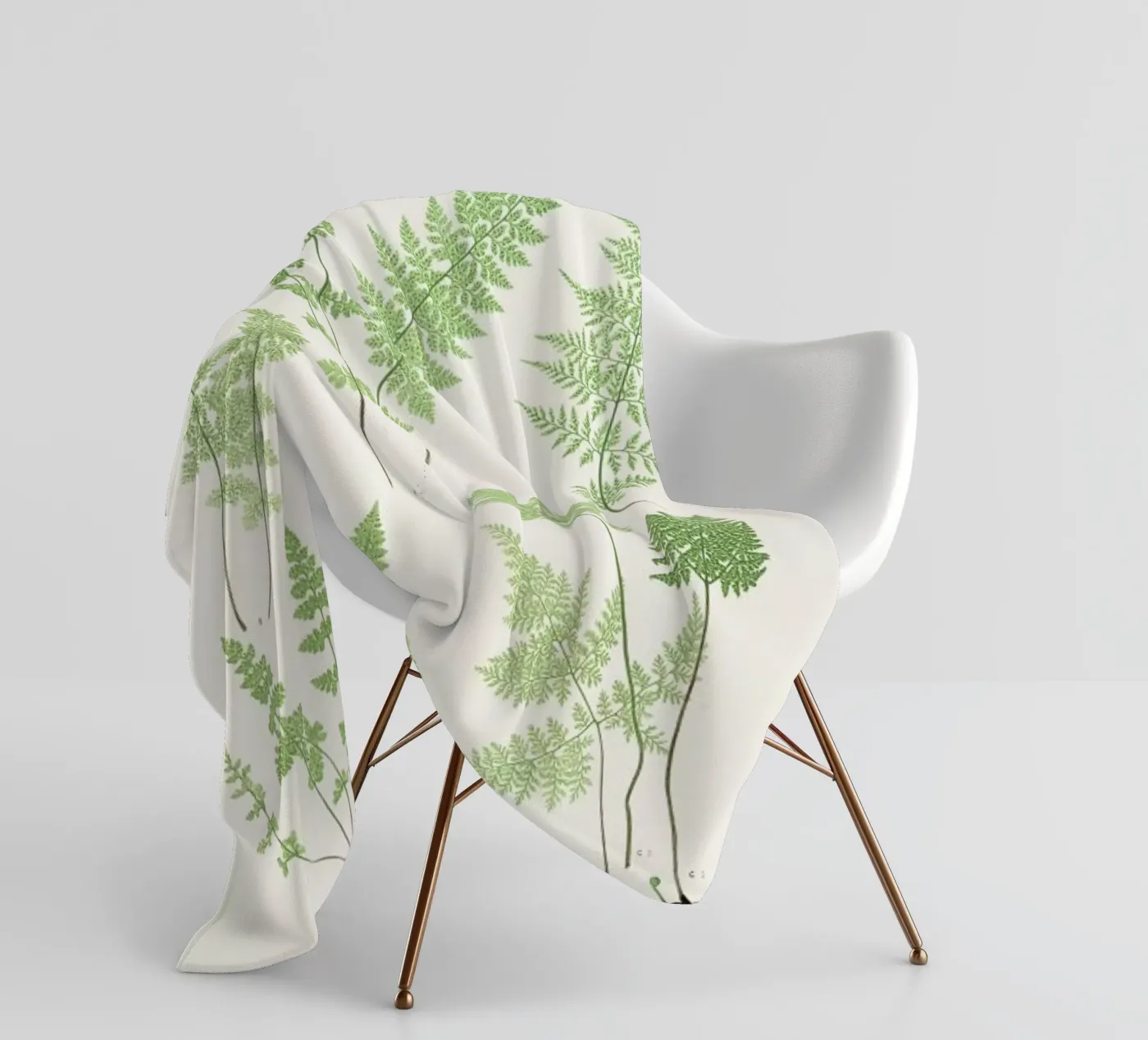 Ferns Fleecedecke von Astër