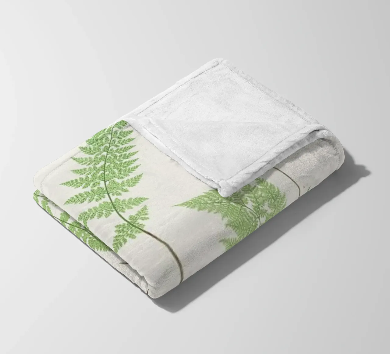 Ferns fleece blanket by Astër