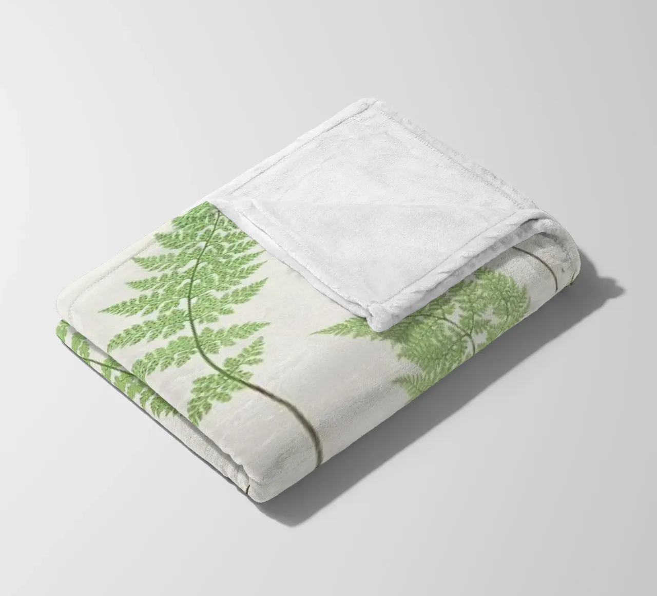 Ferns fleece blanket by Astër