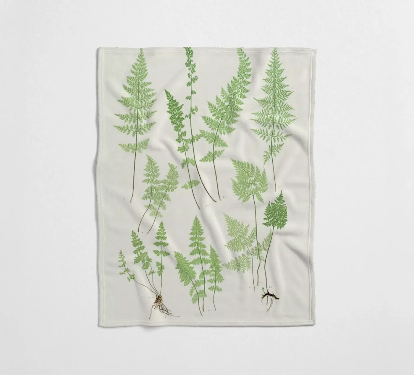 Ferns Fleecedecke von Astër