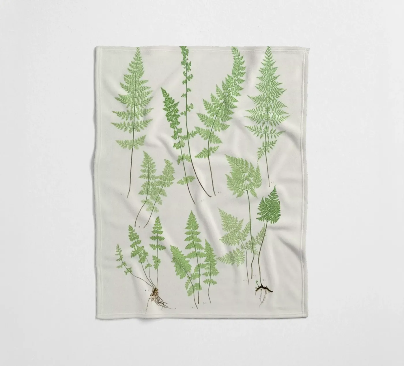 Ferns Fleecedecke von Astër