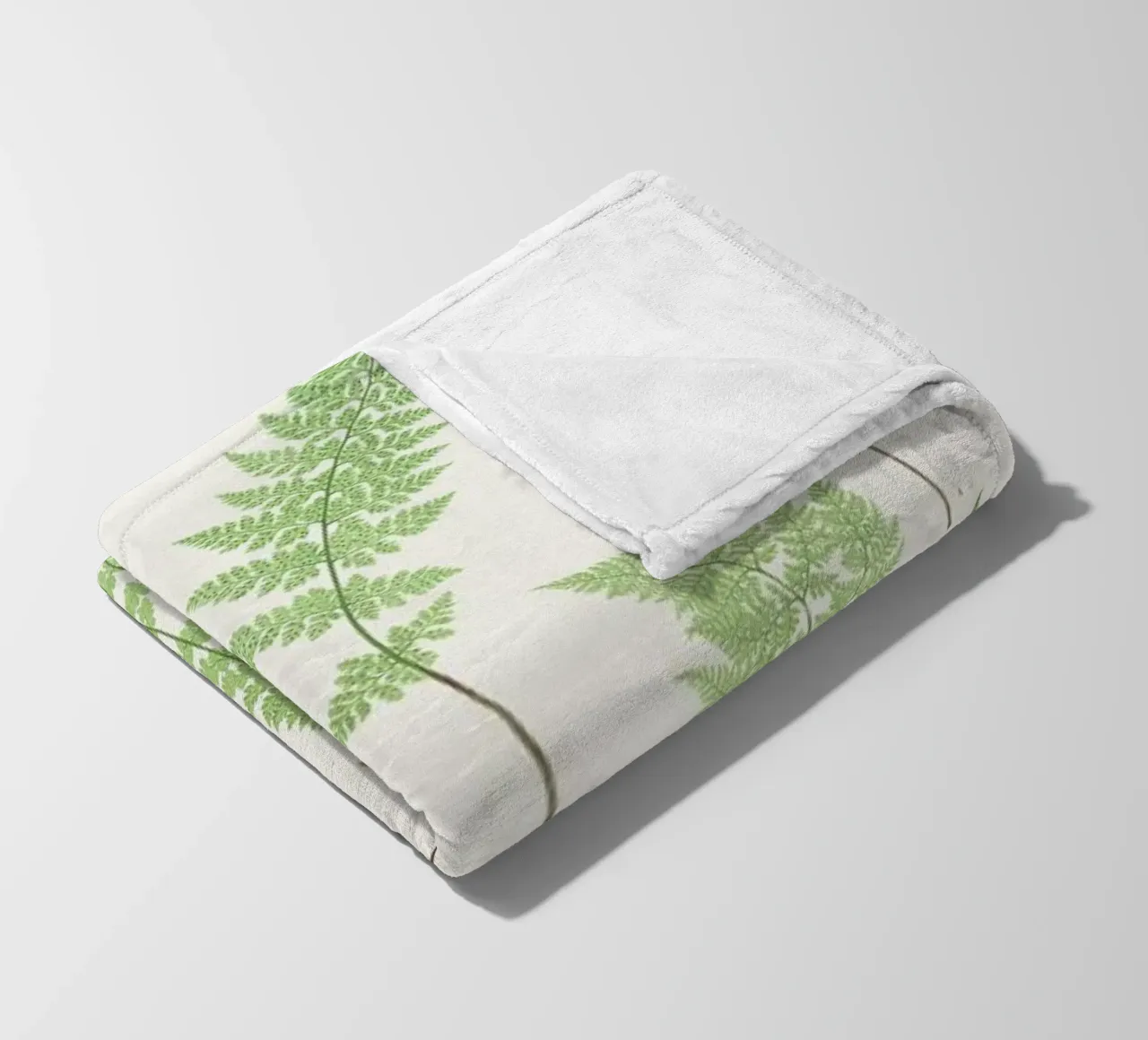 Ferns fleece blanket by Astër
