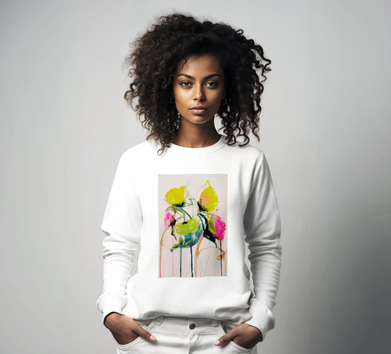 Bloom Series Bright 0919 Sweatshirt von Leigh Viner