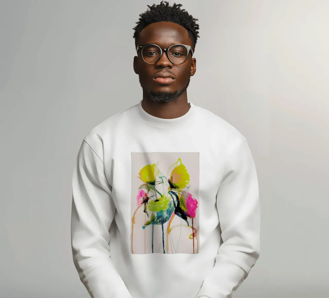 Bloom Series Bright 0919 sweatshirt by Leigh Viner