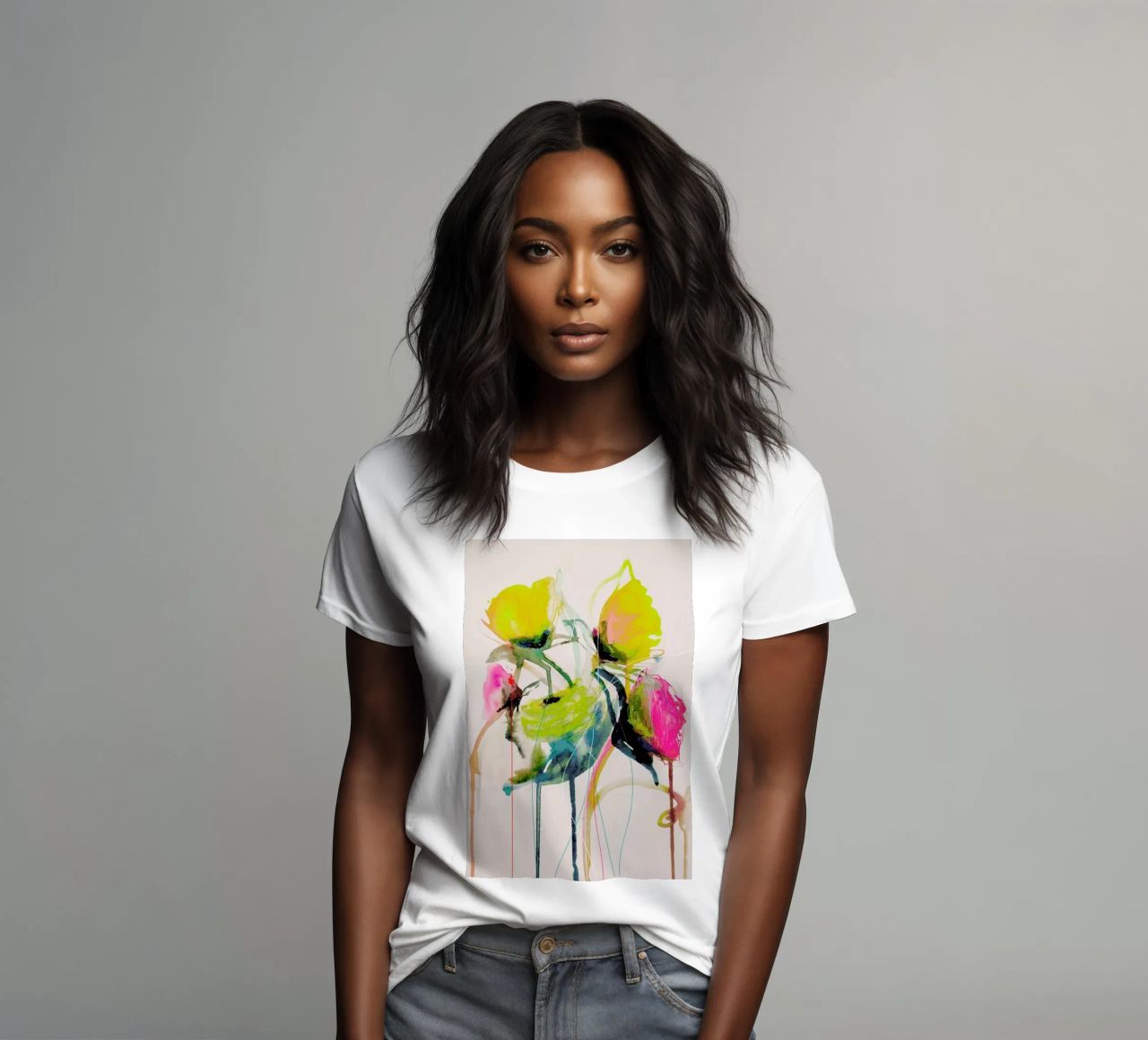Bloom Series Bright 0919 Frauen T-Shirt von Leigh Viner