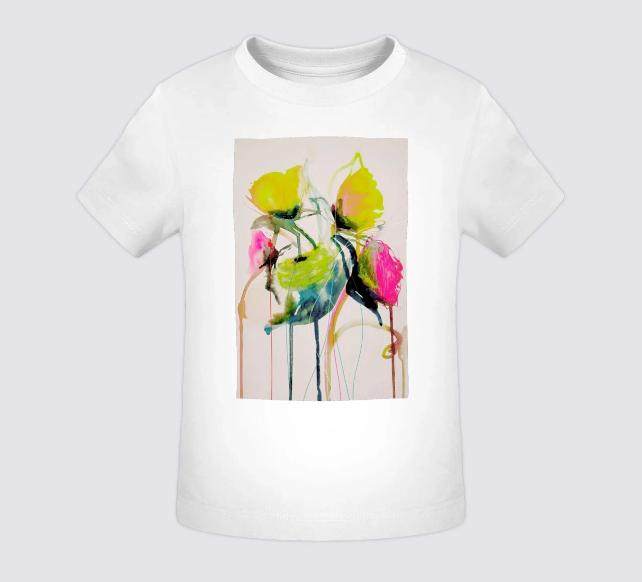 Bloom Series Bright 0919 Baby T-Shirt von Leigh Viner