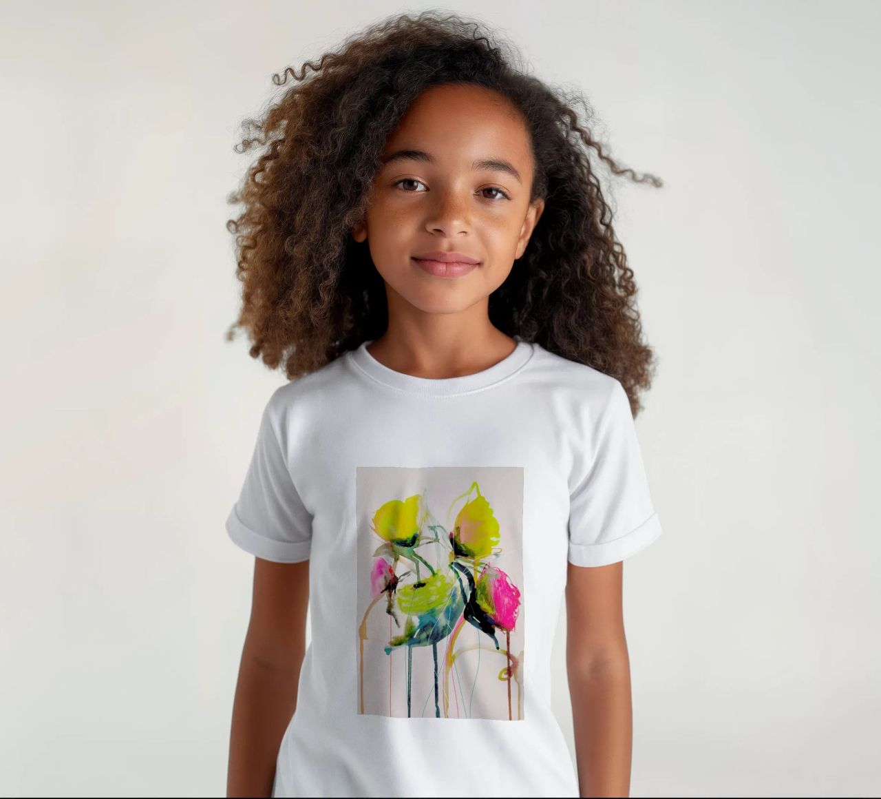 Bloom Series Bright 0919 Kinder T-Shirt von Leigh Viner