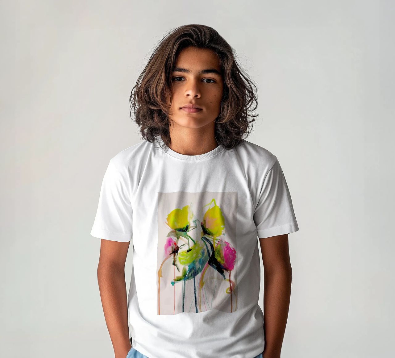 Bloom Series Bright 0919 Kinder T-Shirt von Leigh Viner