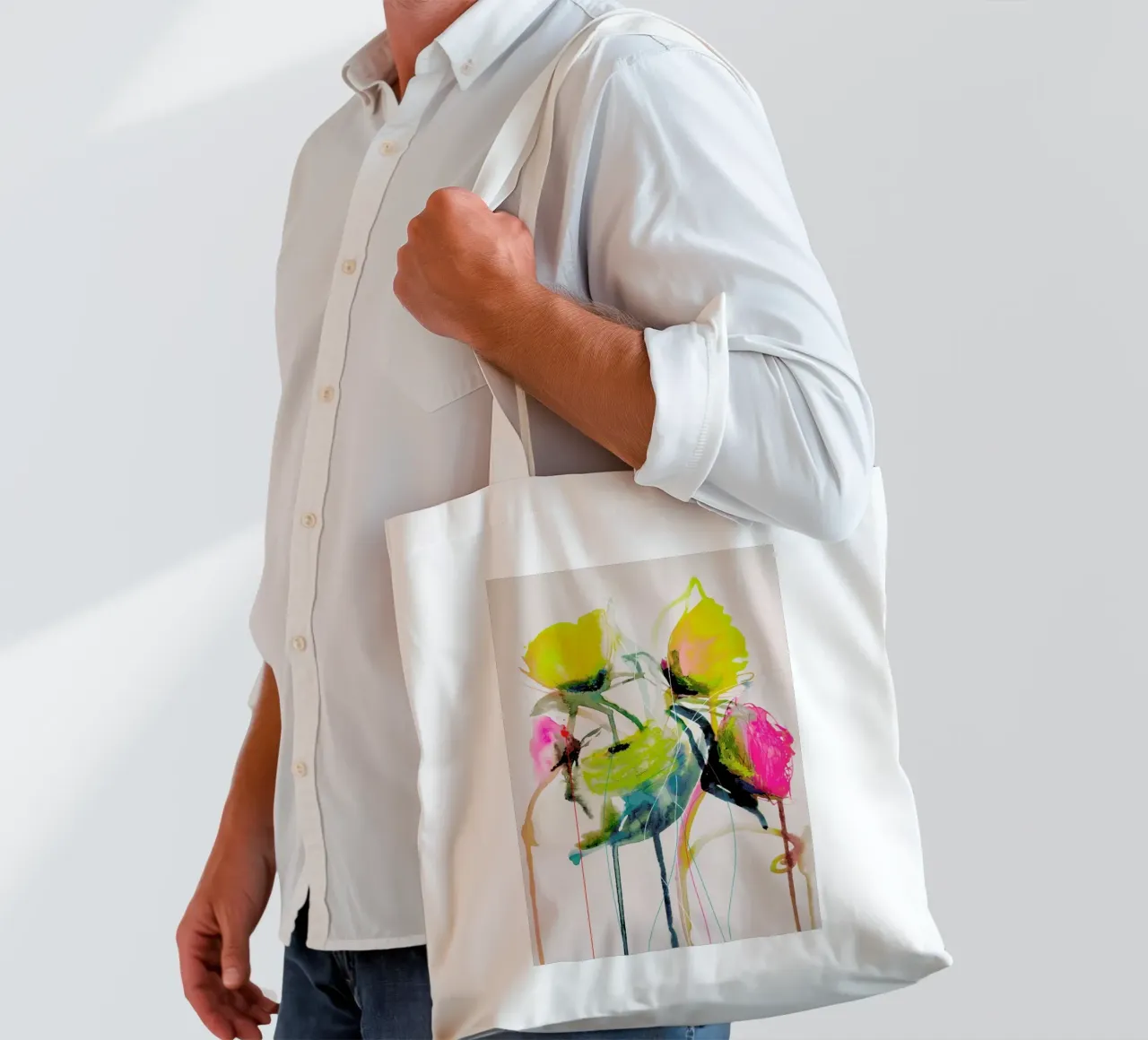 Bloom Series Bright 0919 borsa in juta da Leigh Viner