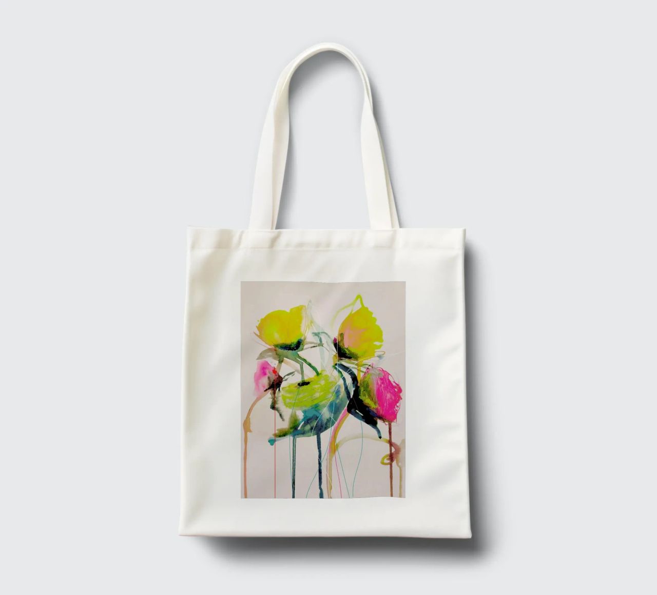 Bloom Series Bright 0919 Jutebeutel von Leigh Viner