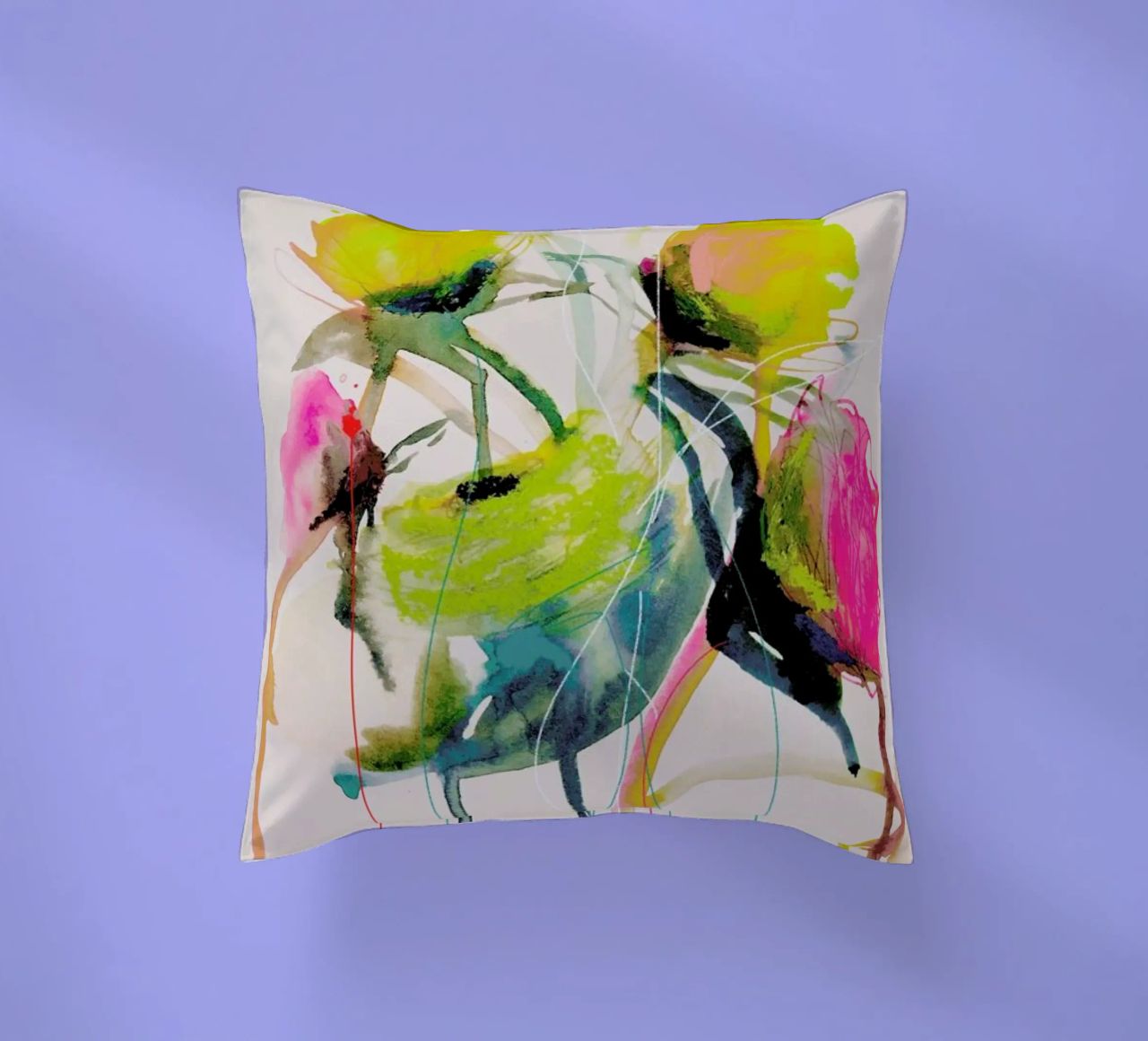 Bloom Series Bright 0919 Kissen von Leigh Viner