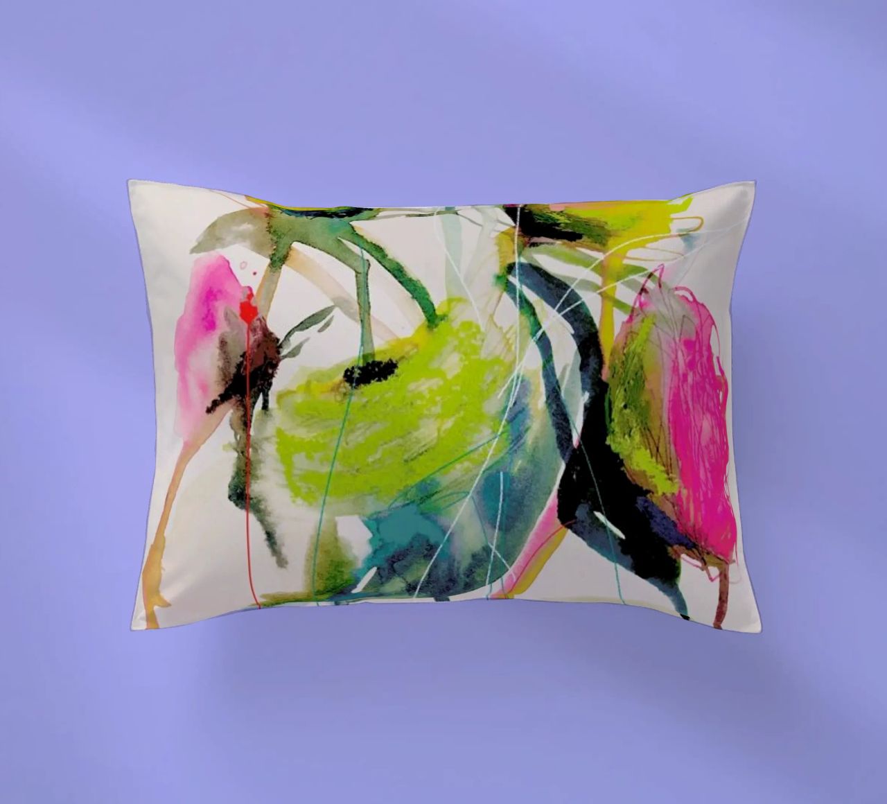 Bloom Series Bright 0919 Kissen von Leigh Viner
