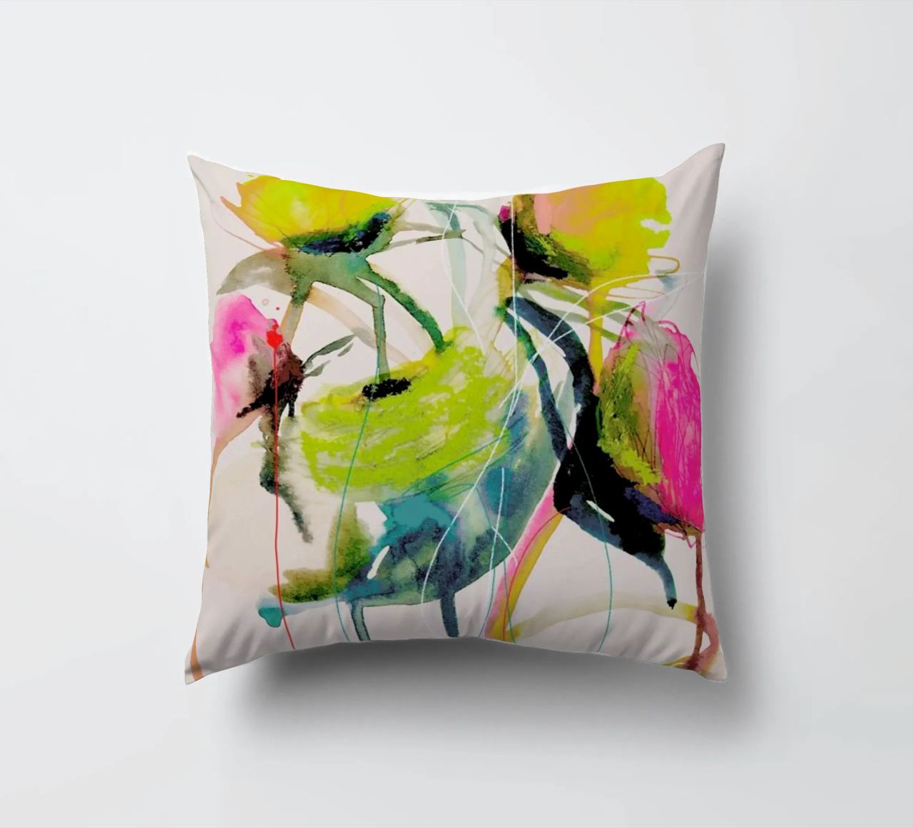 Bloom Series Bright 0919 Kissen von Leigh Viner