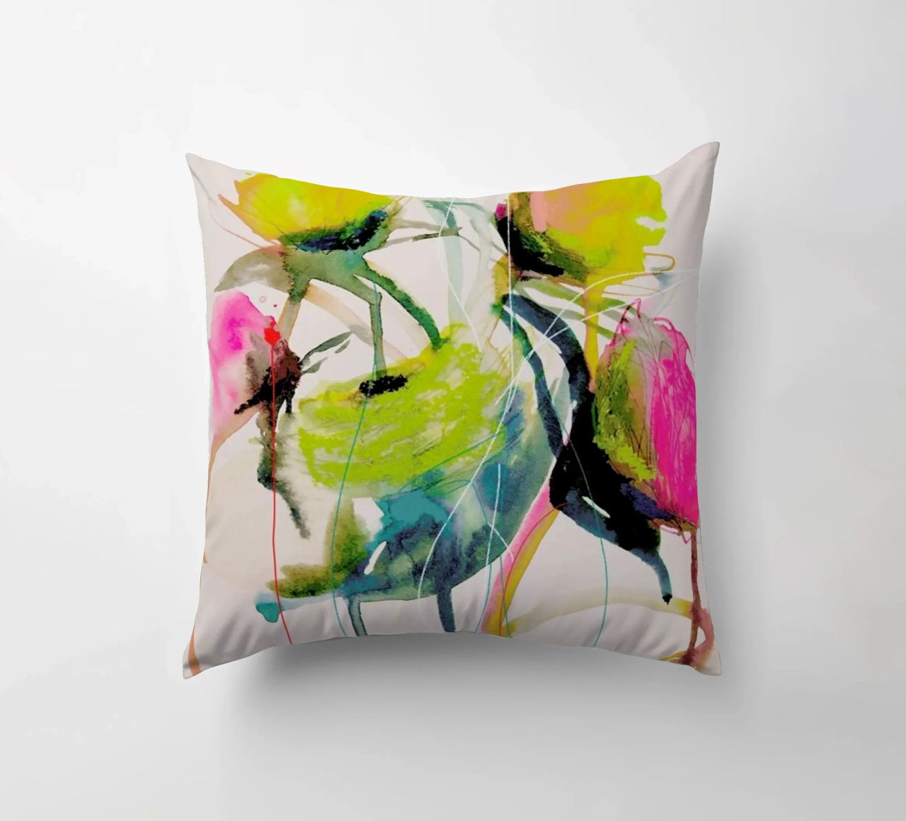 Bloom Series Bright 0919 Kissen von Leigh Viner