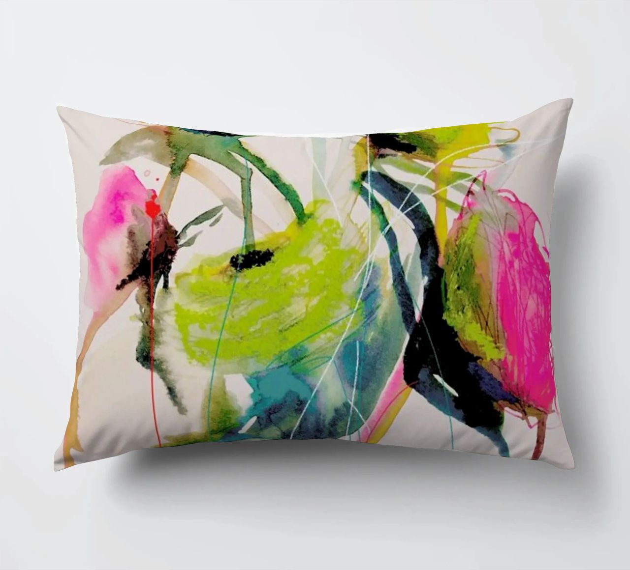 Bloom Series Bright 0919 Kissen von Leigh Viner