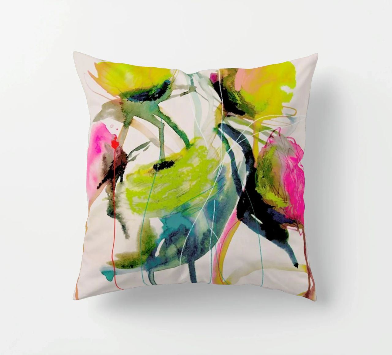 Bloom Series Bright 0919 Kissen von Leigh Viner