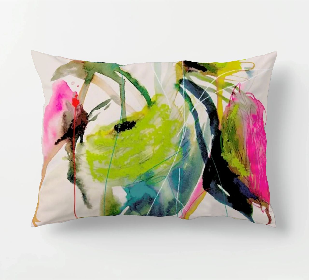 Bloom Series Bright 0919 Kissen von Leigh Viner