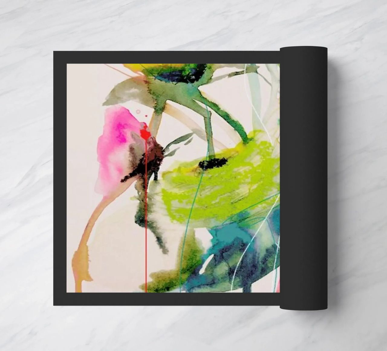Bloom Series Bright 0919 Fußmatte von Leigh Viner