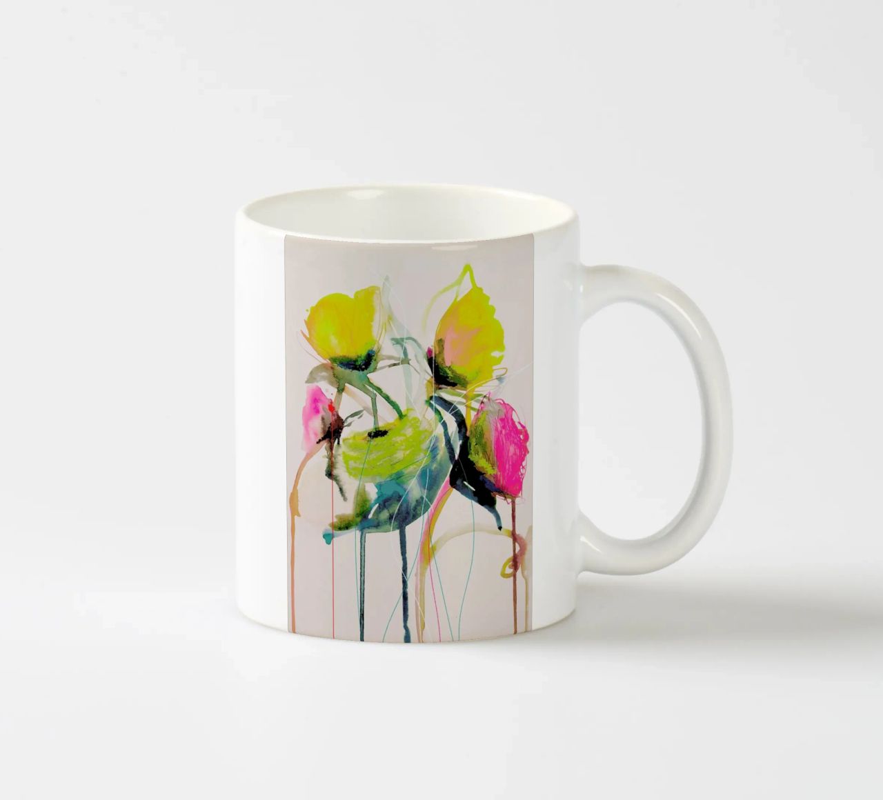 Bloom Series Bright 0919 Keramik Tasse von Leigh Viner