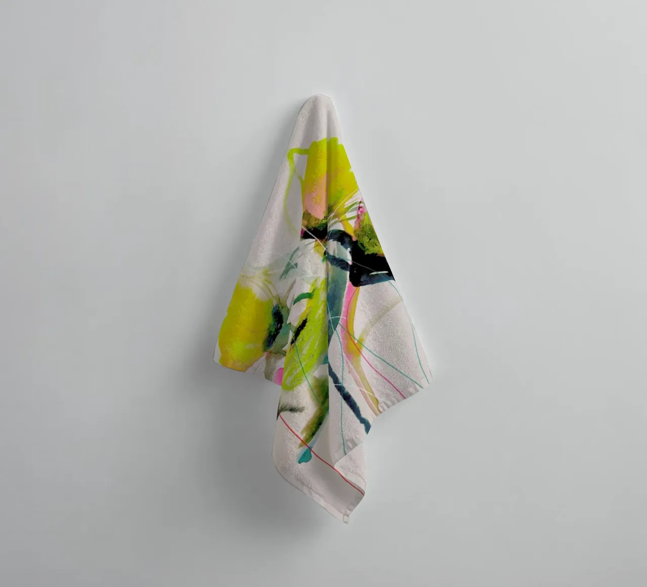 Bloom Series Bright 0919 badhanddoek van Leigh Viner
