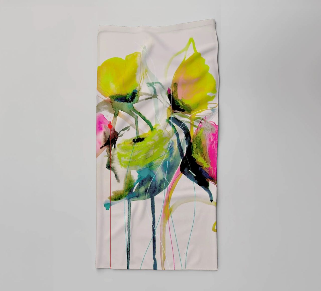 Bloom Series Bright 0919 Handtuch von Leigh Viner