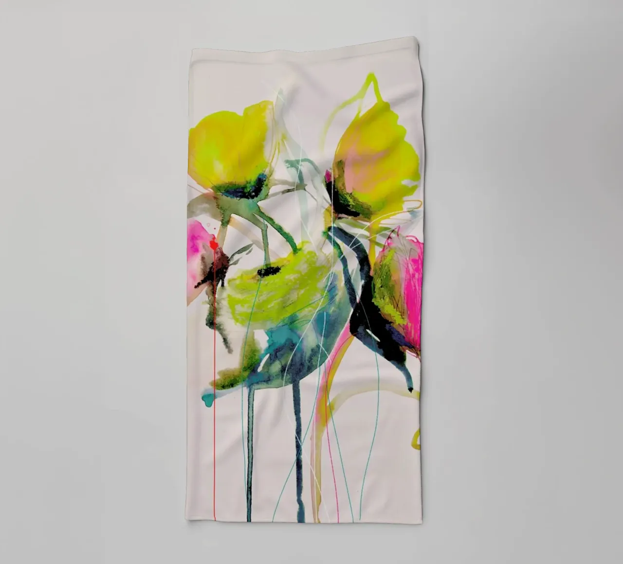 Bloom Series Bright 0919 badhanddoek van Leigh Viner