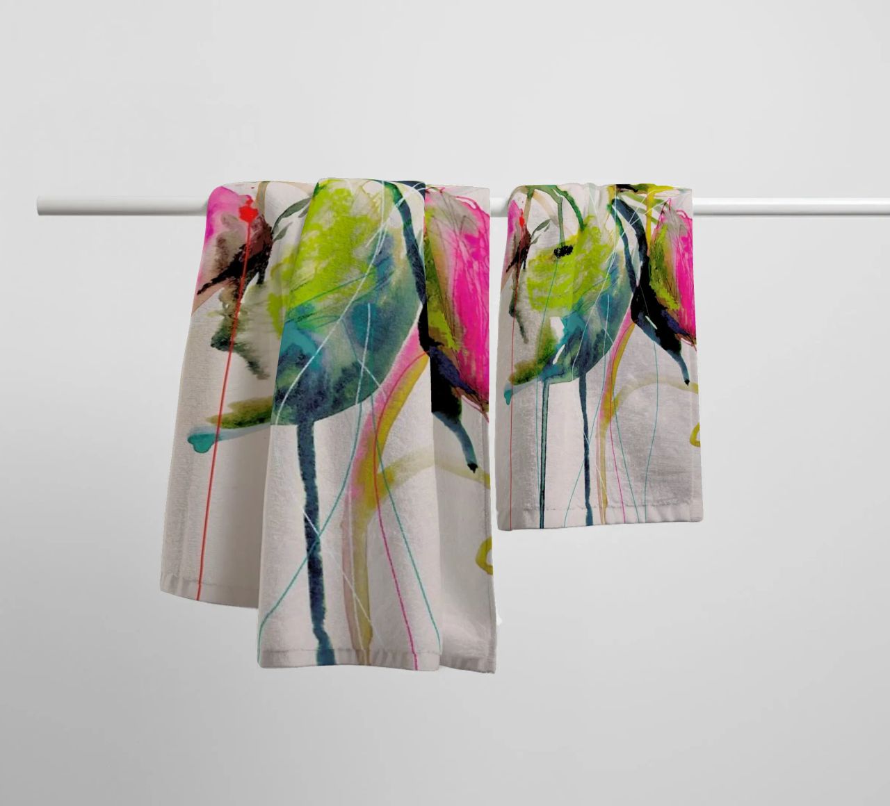Bloom Series Bright 0919 Handtuch von Leigh Viner