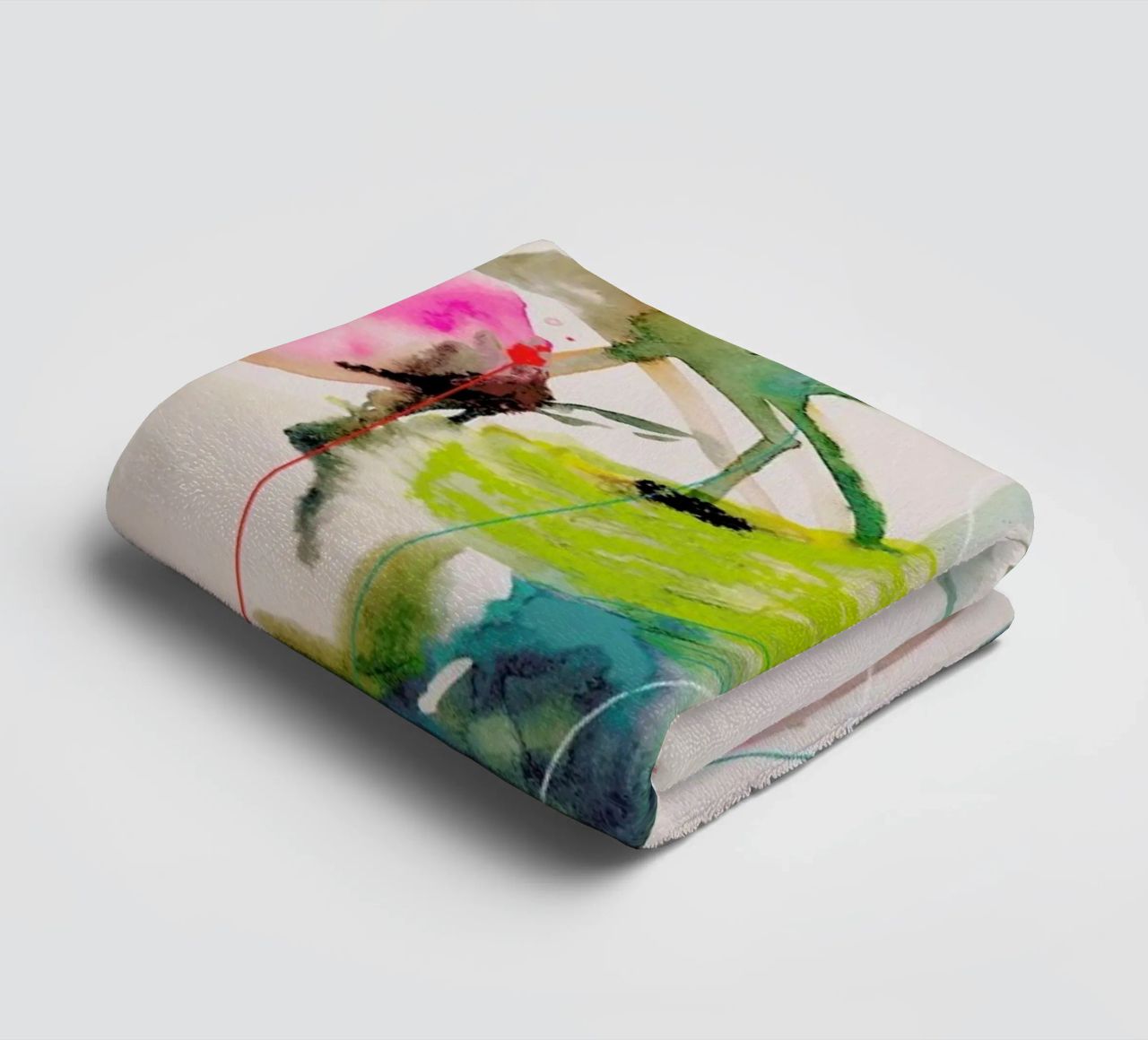 Bloom Series Bright 0919 Handtuch von Leigh Viner
