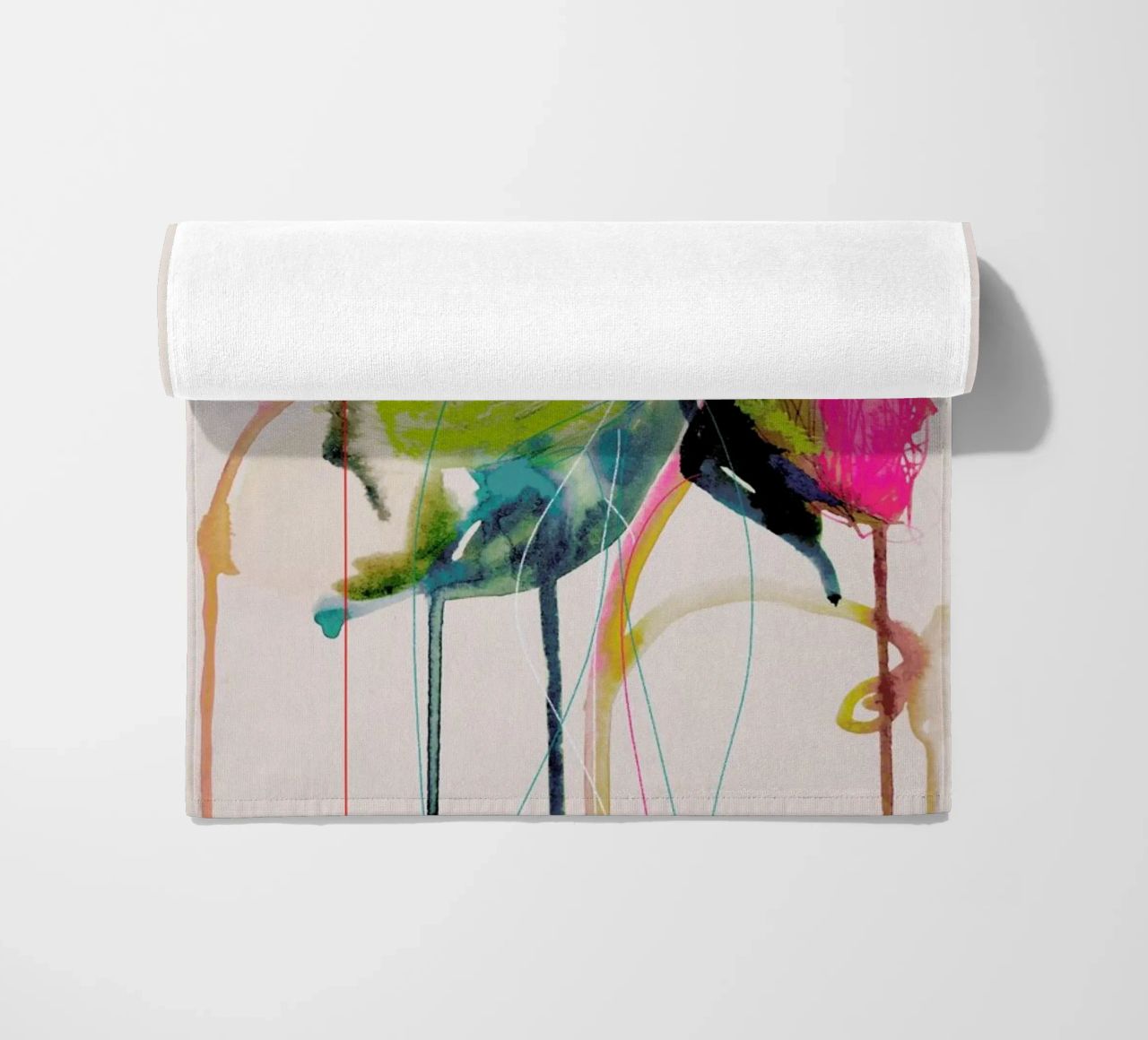 Bloom Series Bright 0919 Strandtuch von Leigh Viner