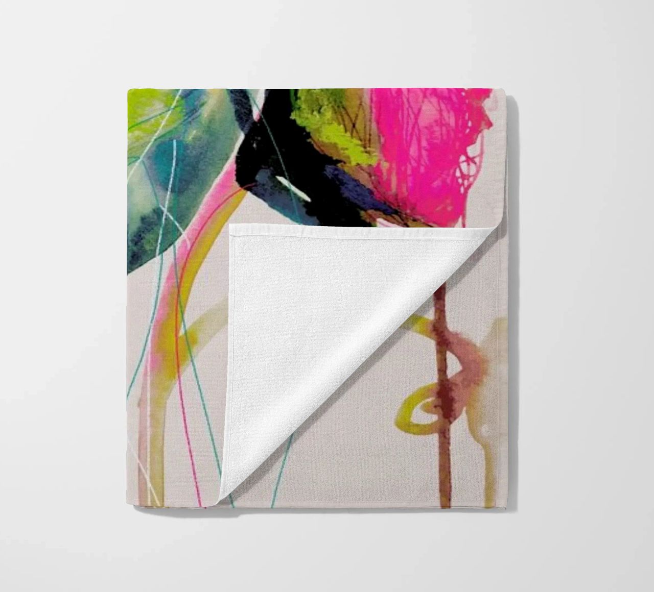 Bloom Series Bright 0919 Strandtuch von Leigh Viner