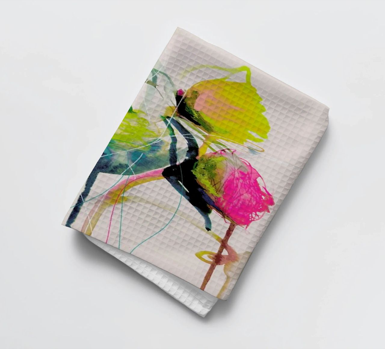 Bloom Series Bright 0919 Geschirrtuch von Leigh Viner
