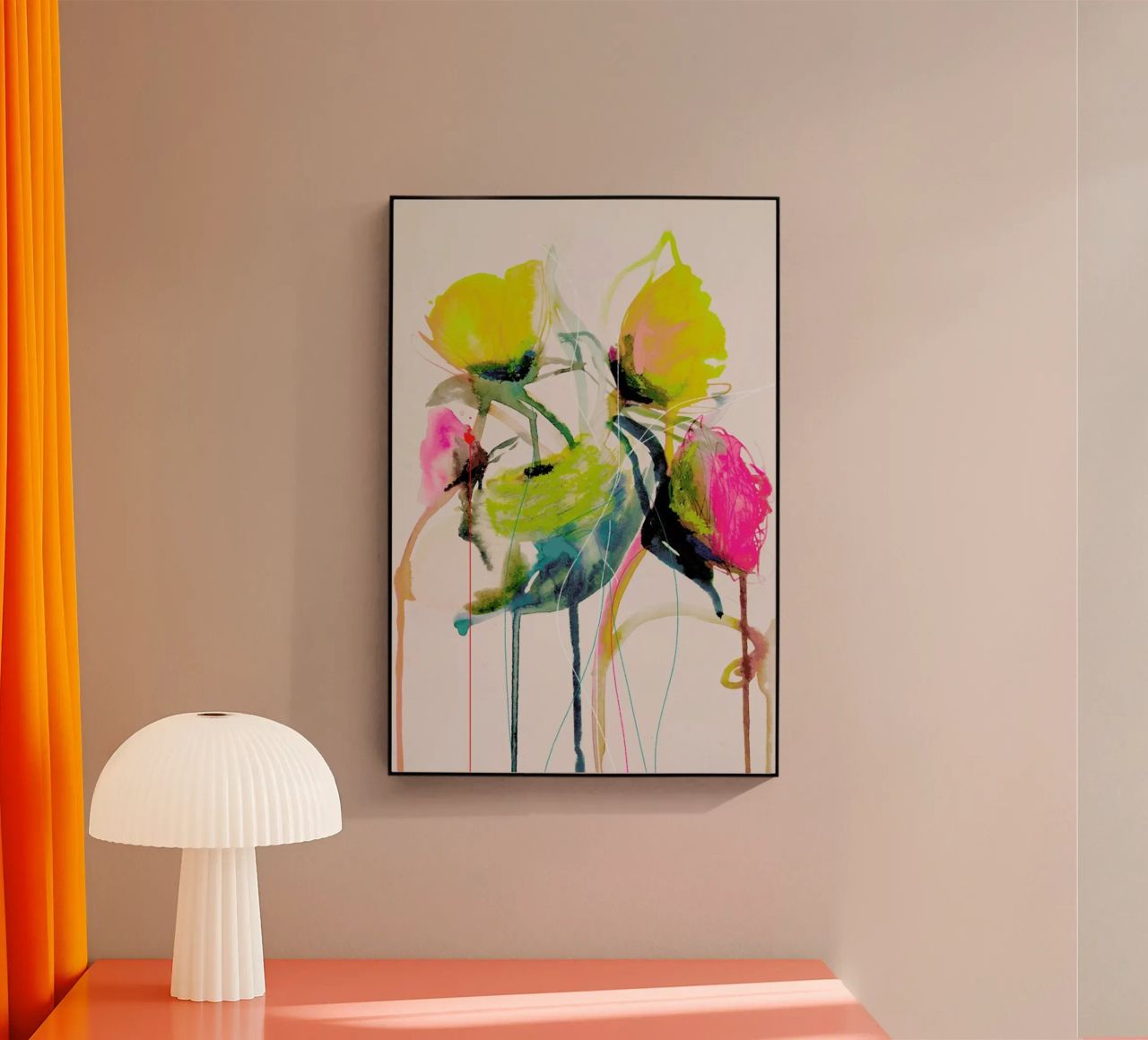 Bloom Series Bright 0919 Acryl-Glas von Leigh Viner