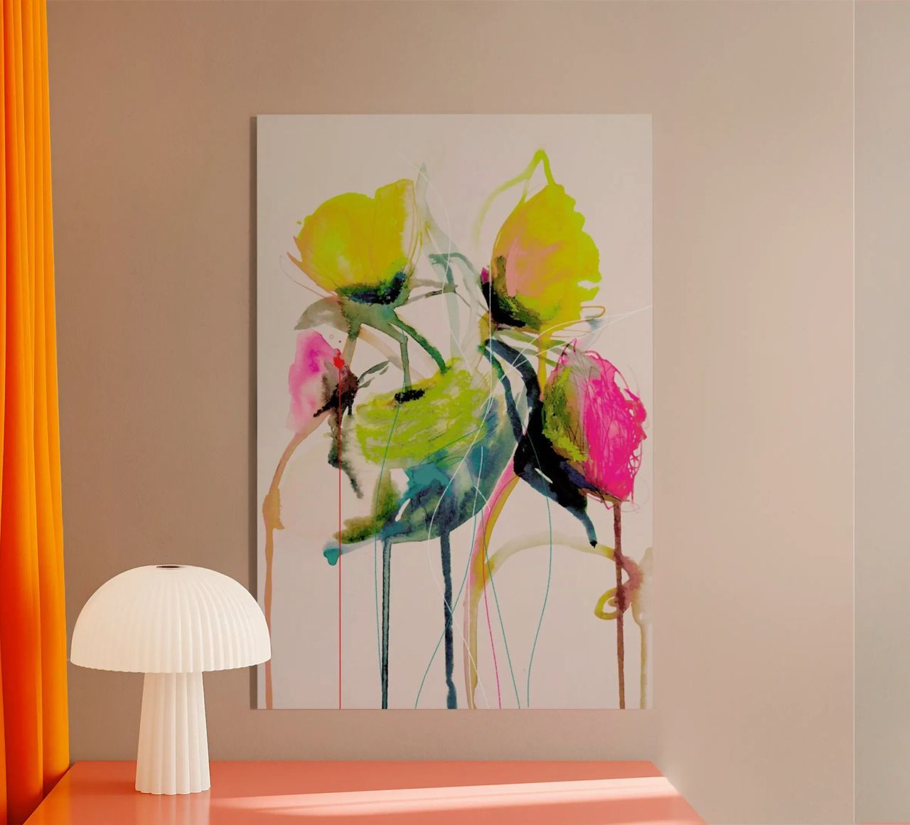 Bloom Series Bright 0919 Acryl-Glas von Leigh Viner