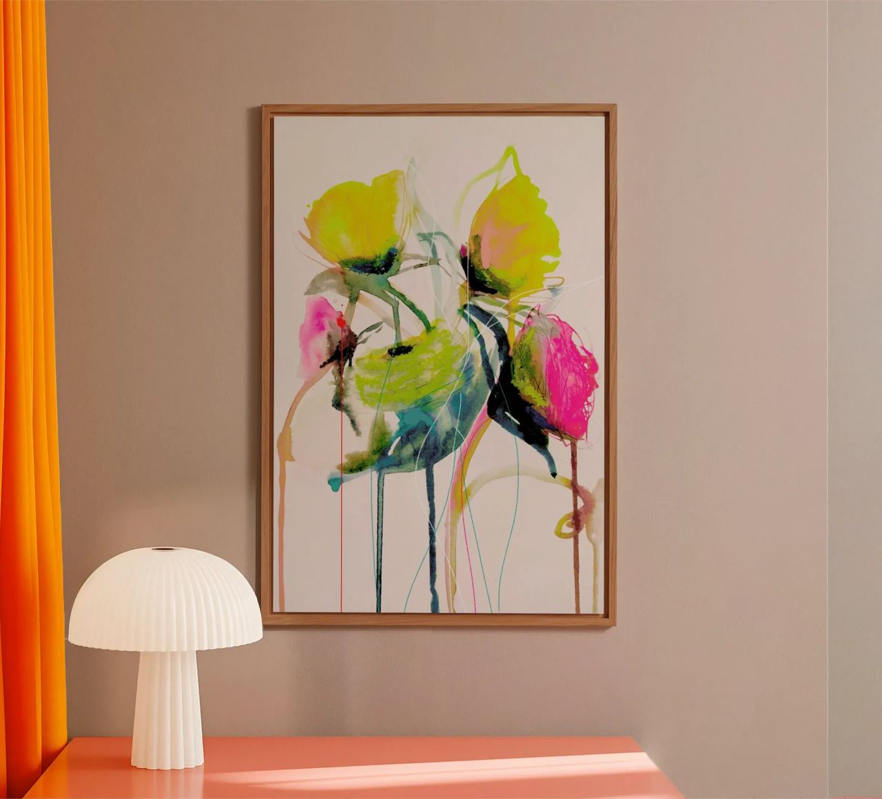 Bloom Series Bright 0919 Alu-Dibond von Leigh Viner