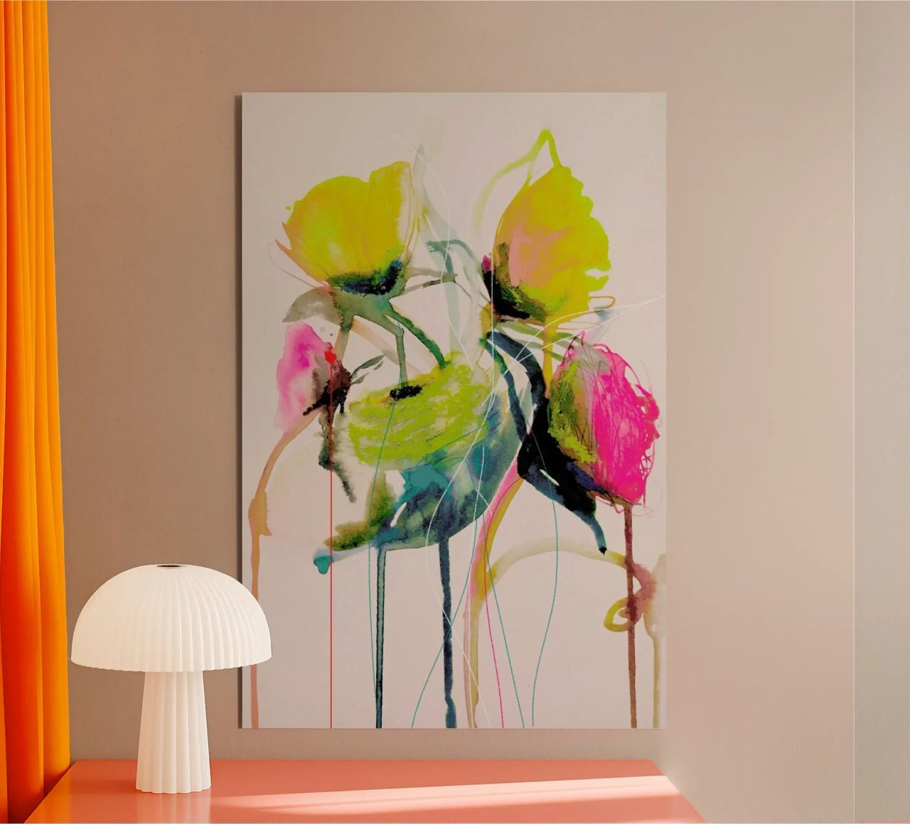 Bloom Series Bright 0919 Alu-Dibond von Leigh Viner