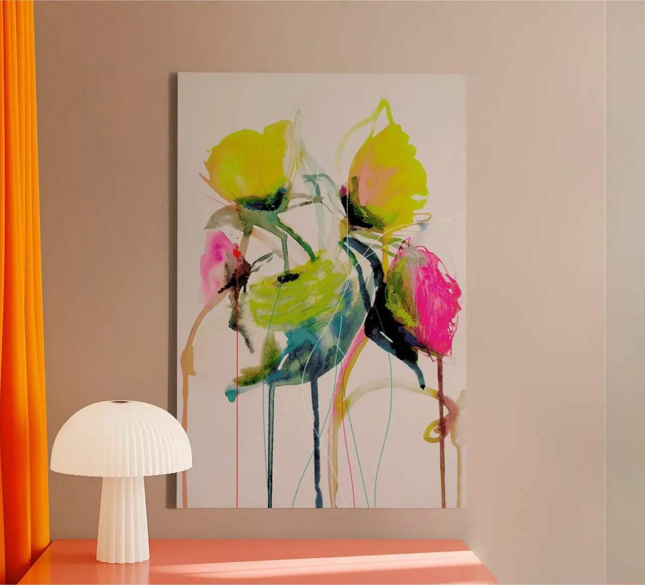 Bloom Series Bright 0919 tela da Leigh Viner